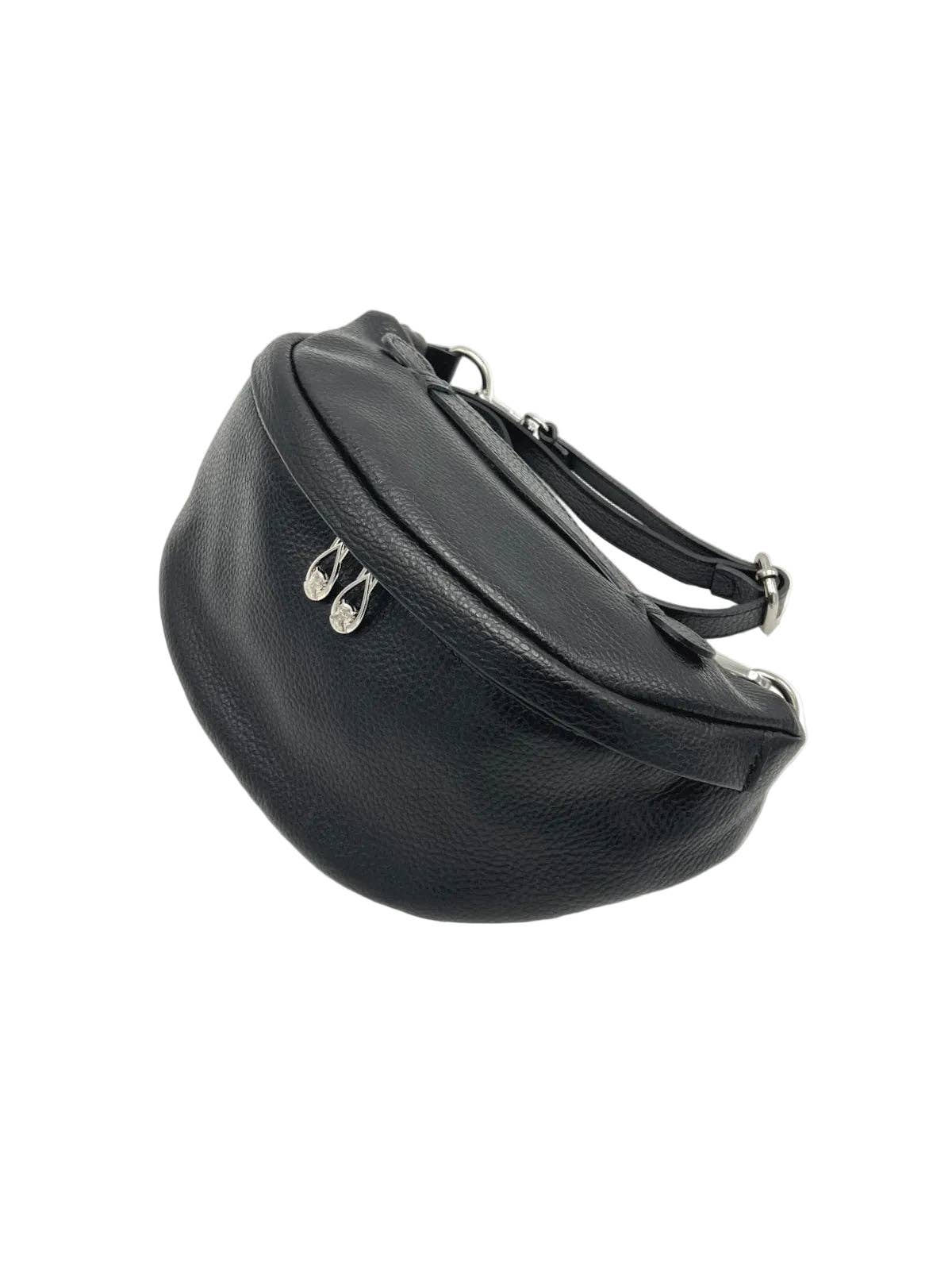 SUIE VALENTINI - Crossbody Bag - Black (Genuine Leather)