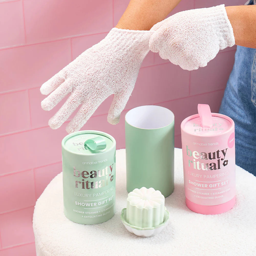 ANNABEL TRENDS - Beauty Ritual Shower Gift Set - Moss - 3pc