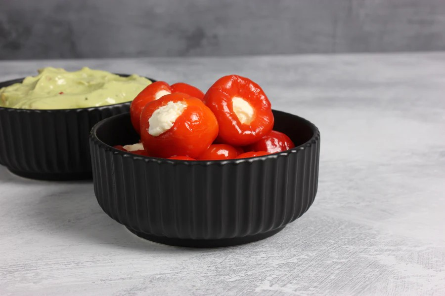 GABEL AND TELLER - Ceramic Dip Bowls - 4pc - Matte Black
