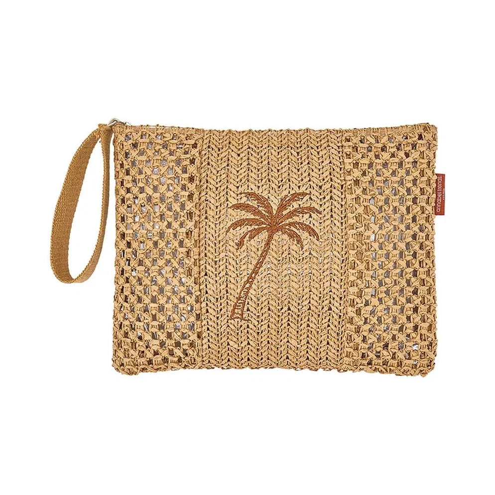 ANNABEL TRENDS - Crochet Palm Wet Pouch