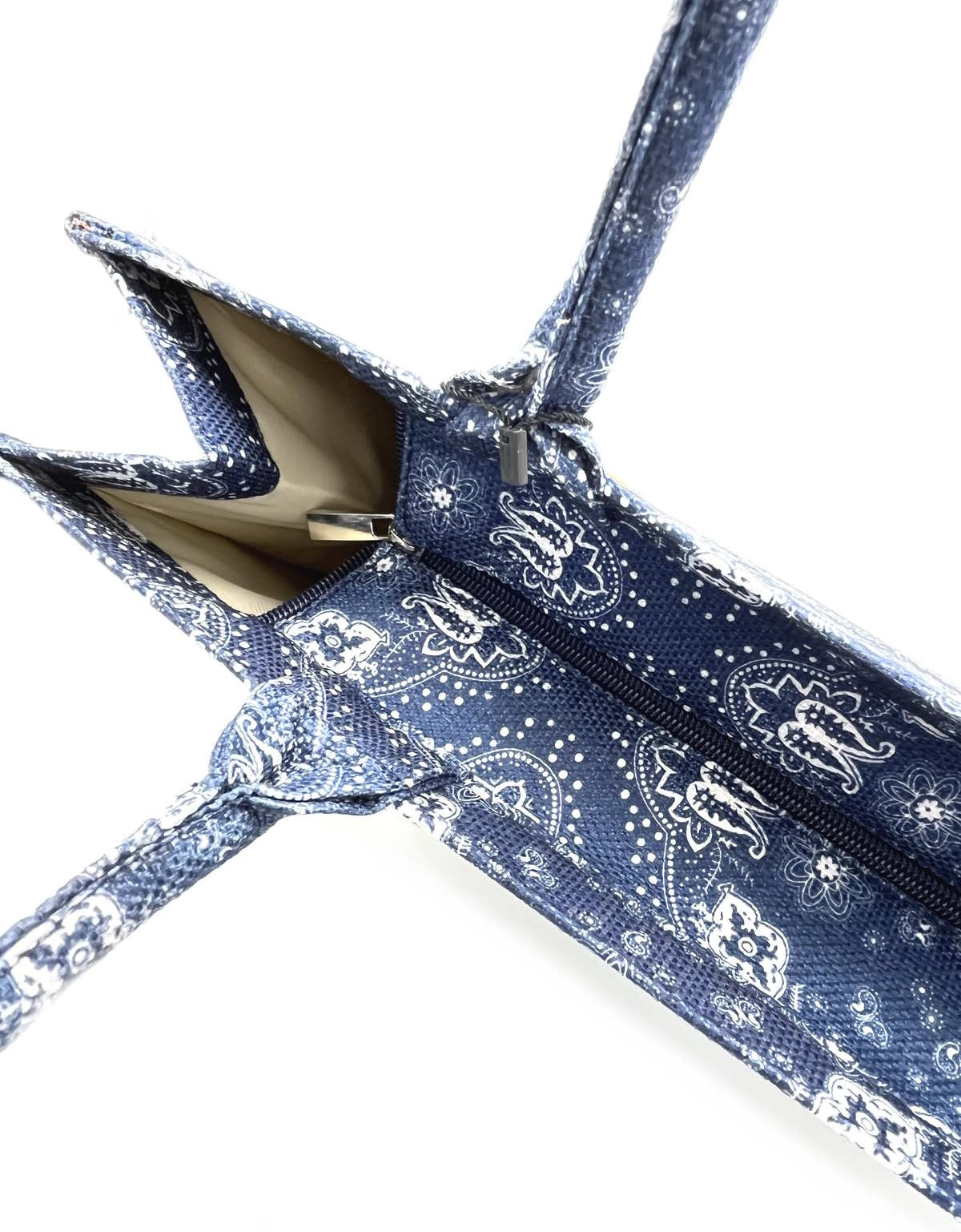 JUICE - Market Bag - Blue Paisley