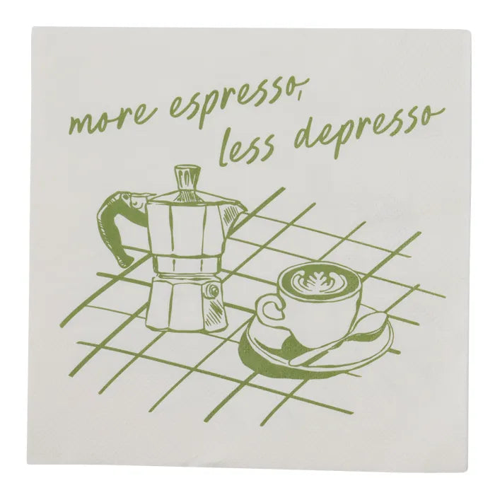 COAST TO COAST - More Espresso 20pk 3 Ply 33cm Napkin