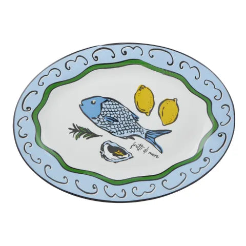 COAST TO COAST - Deli Oval Ceramic Platter 46.5x33.5cm