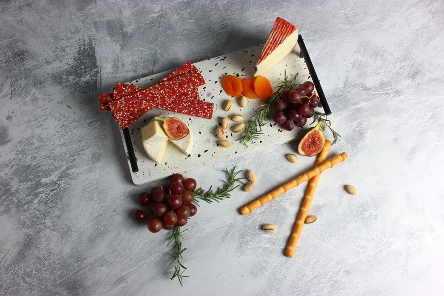 GABEL AND TELLER - Terrazzo Serving Board/Tray - Size: 35 x 18cm