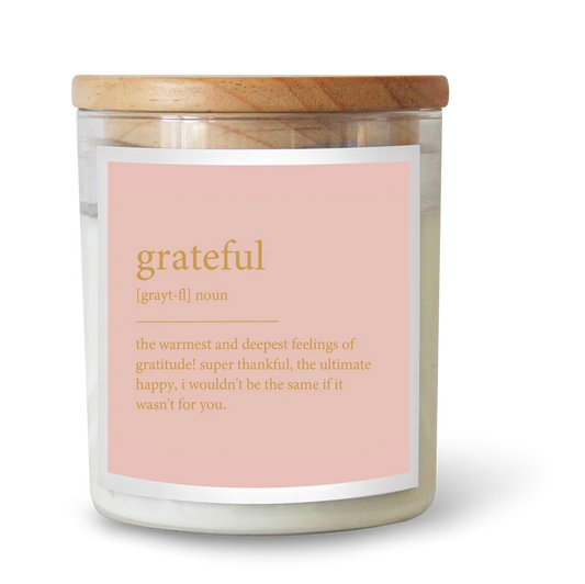 THE COMMONFOLK - GOLDIE Dictionary Soul Candle - Grateful