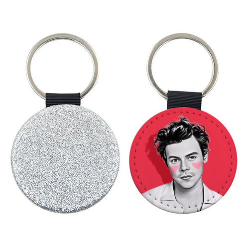 ART WOW - Keyring - "I Heart Harry" by Dolly Wolfe