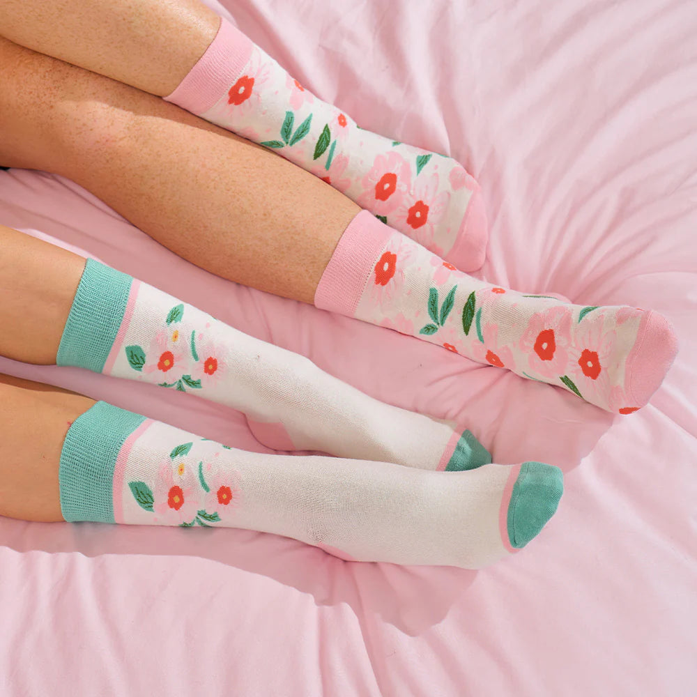 ANNABEL TRENDS - Boxed Socks - Meadow Blush - 2pc