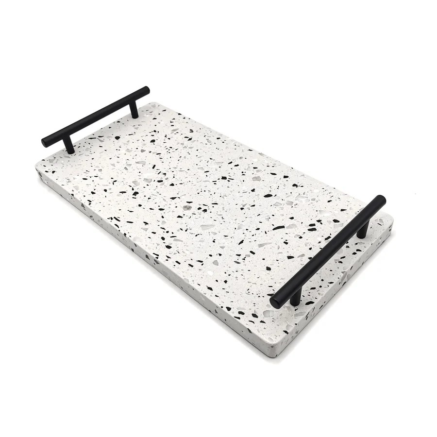 GABEL AND TELLER - Terrazzo Serving Board/Tray - Size: 35 x 18cm