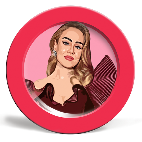 ART WOW - 8" Plate - "Queen Adele" by Dolly Wolfe