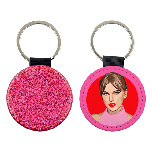 ART WOW - Keyring - "Red Lips" by Dolly Wolfe