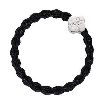 BY ELOISE - Metallic Bangle Band - Silver Quatrefoil